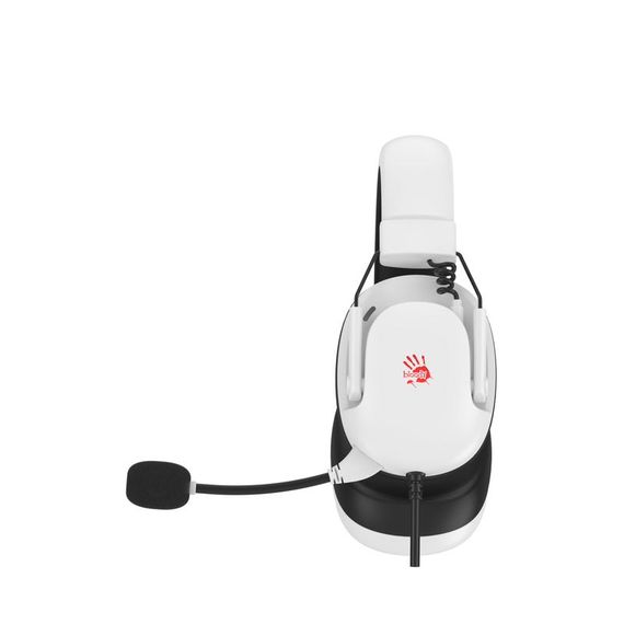 Гарнітура ігрова Bloody G585 (White) з підсвічуванням, USB, колір білий | Зображення 4