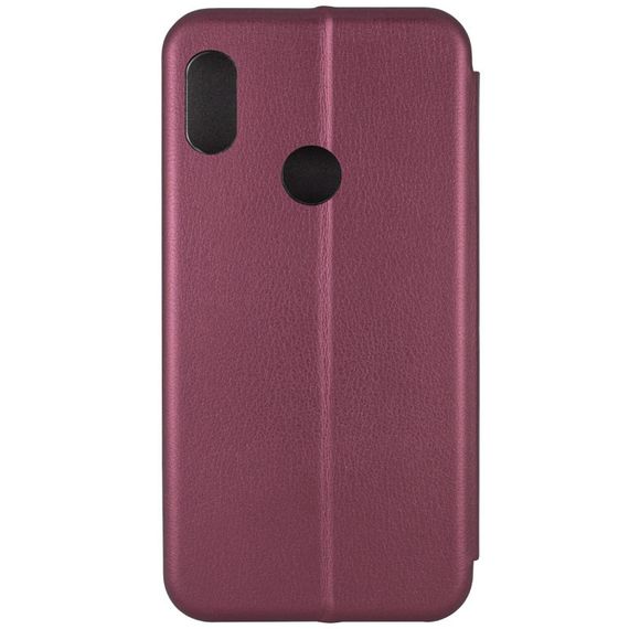 Шкіряний чохол-книжка Classy для Xiaomi Redmi Note 5 Pro / Note 5 (DC) Бордовий | Зображення 5