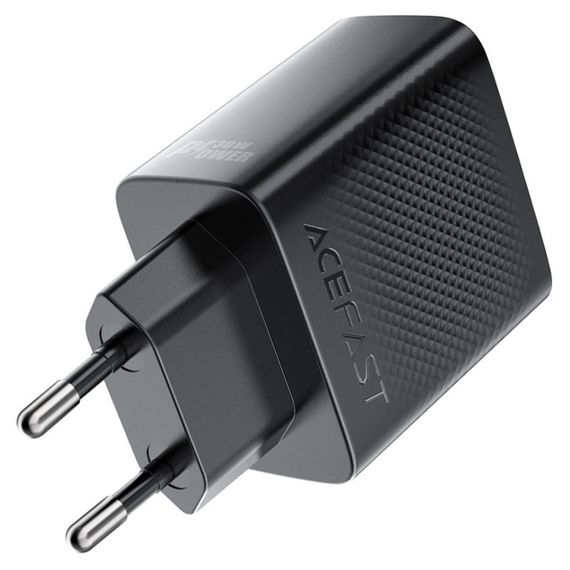 СЗУ Acefast A110 GaN With Retractable Cable Type-C PD30W (1USB-C) Black | Зображення 6