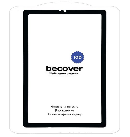 Захисне скло BeCover 10D для планшета Lenovo Tab M9 (TB-310) - Black | Зображення 1