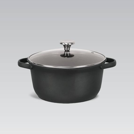Каструля Maestro MR-4027-20, 2.7 л, 20 см, алюмінієва з кришкою та антипригарним покриттям