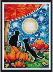 Набор для вышивания по нанесённой на канву схеме"Easter". AIDA 14CT printed 29*40 см