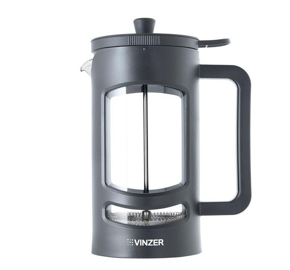 Френч-прес для кави та чаю 1 л Vinzer 50370 скляний заварник