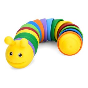 Дитяча іграшка антистрес "Гусениця" HB-JY03 розмір 17 см