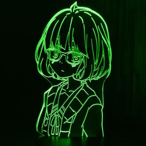 Акриловый светильник-ночник Мирай Курияма зеленый tty-n001648