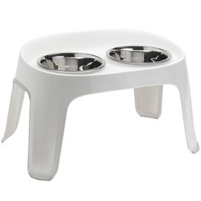 Moderna Skybar миски на підставці для собак, 2 шт х 1.8 л, білий
