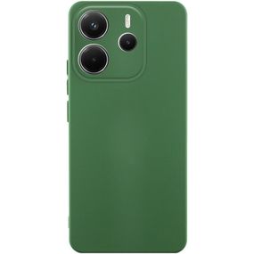 Чохол TPU GETMAN Liquid Silk Full Camera для Xiaomi Redmi Note 14 4G (Int. version) Зелений / Dark green