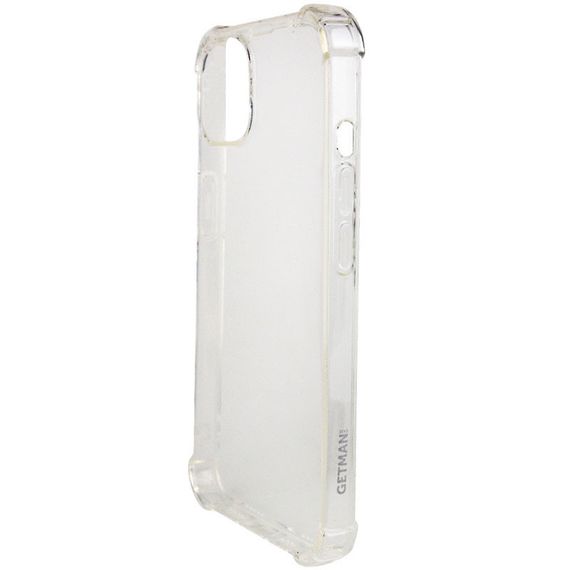 TPU чохол GETMAN Ease logo посилені кути для Apple iPhone 13 (6.1") Безбарвний (прозорий) | Зображення 2