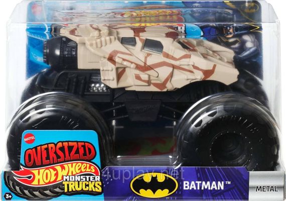 Монстр-трак Хот Вилс Бэтмобиль Бэтмена 1:24 Оригинал Hot Wheels Monster Truck Batman Batmobile