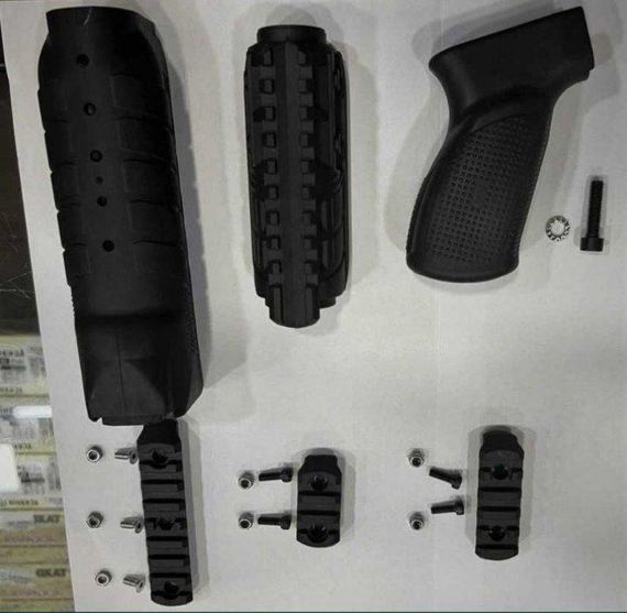 Сет на ак-47/ак-74 Цевье на ак-47 Пистолетная ручка на ак-47 Обвес на АК