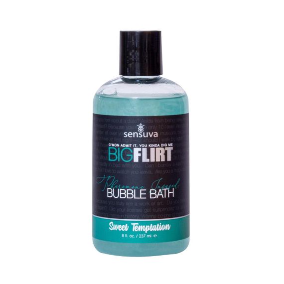 Піна для ванни Sensuva — Big Flirt Pheromone Bubble Bath — Sweet Temptation (237 мл) Sex Aura