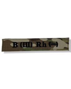 Нашивка група крові (В(III) Rh-) Мультикам