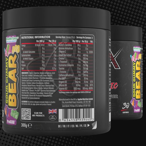 Жиросжигатель Applied Nutrition Shred X Fat Burner (300g - 30 Servings) (Sour Gummy Bear) | Зображення 1