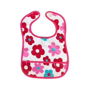 Дитячий слинявчик клейончатий MGZ-0601(Crimson) на липучці