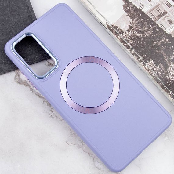 TPU чохол Bonbon Metal Style with MagSafe для Samsung Galaxy A25 5G Бузковий / Dasheen | Зображення 2