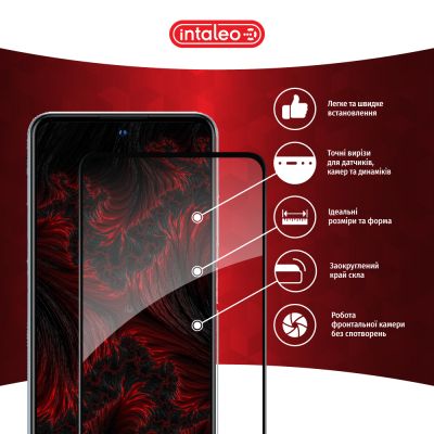 Стекло защитное Intaleo Full Glue ZTE V40S Black (1283126575693) | Зображення 2