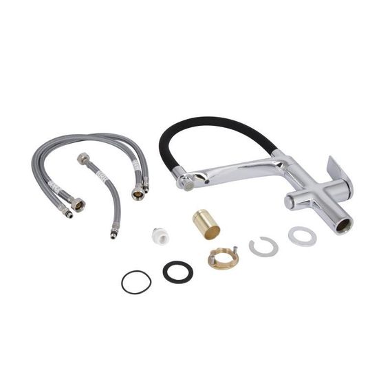 Змішувач для кухні Qtap Vlasta New з гнучким виливом з підключенням для питної води QTVLA364CRM45648 Chrome | Зображення 8