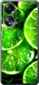 Чохол на Oppo A58 4G Зелені часточки лимона "852u-3184-2448"