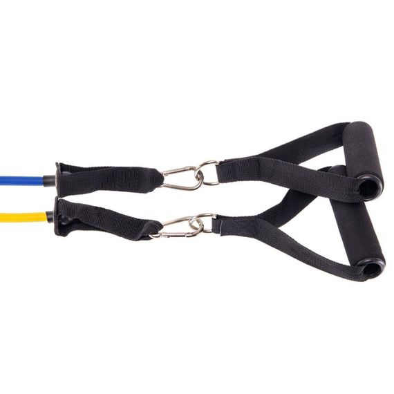 Набір трубчастих еспандерів для фітнесу та вправ 5 шт / Комплект гумових джгутів для спорту / Еспандери | Зображення 3