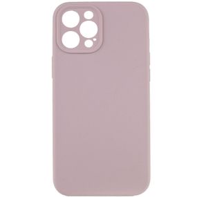 Чохол Silicone Case Full Camera Protective (AA) NO LOGO для Apple iPhone 12 Pro Max (6.7") Сірий / Lavender
