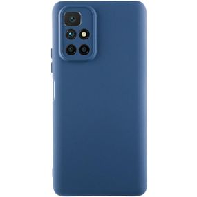 Чохол TPU GETMAN Liquid Silk Full Camera для Xiaomi Redmi 10 Синій / Navy Blue