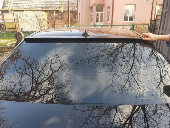 Бленда на скло AMG E63 (ABS, під фарбування) для Mercedes E-сlass W212 2009-2016рр | Зображення 1