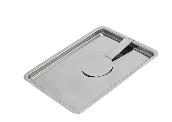 Піднос для рахунків з нержавіючої сталі 18х13,5 см