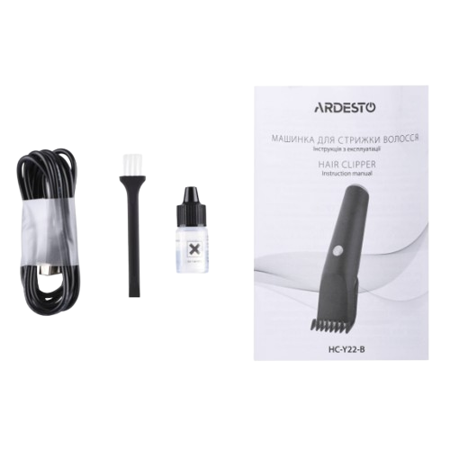 Машинка для стрижки мережа + акумулятор чорний HC-Y22-B Ardesto | Зображення 7