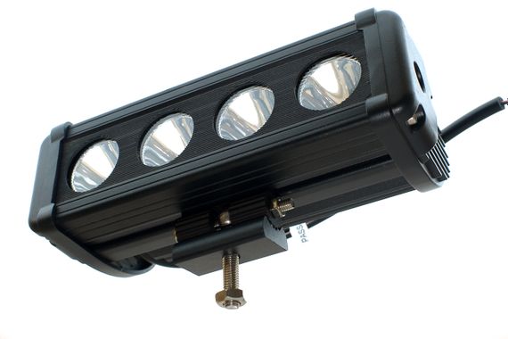 Светодиодная фара AllLight D-40W 4chip CREE spot 9-30V нижний крепеж | Зображення 2