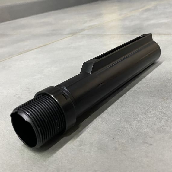 Труба для прикладу АR15, DLG TACTICAL (DLG-137), Mil Spec Чорна, алюміній з твердим анодованим покриттям | Зображення 1