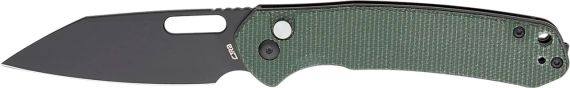 Ніж CJRB Pyrite Wharncliffe BB Micarta Green