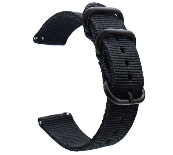 Нейлоновий ремінець Primo Traveller для годинника Samsung Galaxy Watch 3 45mm (SM-R840) - Black