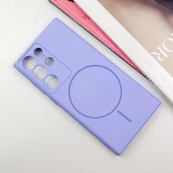 Чохол Silicone Cover Lakshmi Full Camera (AA) with MagFit для Samsung Galaxy S25 Ultra | Зображення 1