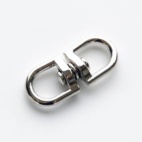 Вертлюг никелированный 3.8мм петля-петля (пачка, кратно 20шт) APRO