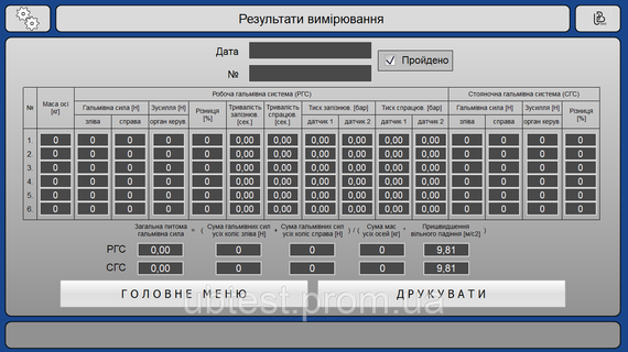 Система управління гальмівного стенду (універсальна) UBtest Control Unit | Зображення 4