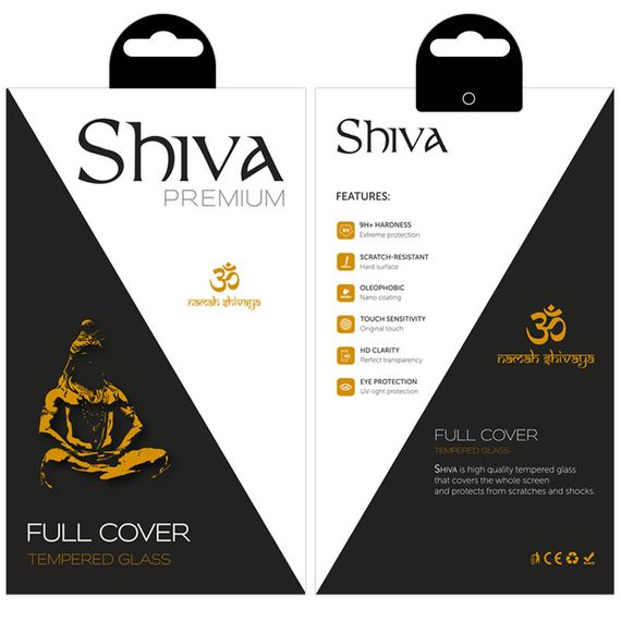 Захисне скло Shiva (Full Cover) для Apple iPhone 13 Pro Max / 14 Plus (6.7") | Зображення 2