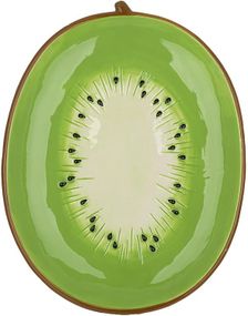 Тарілки керамічні "Ківі" 27х21см, набір 2 обідні тарілки "Kiwi"
