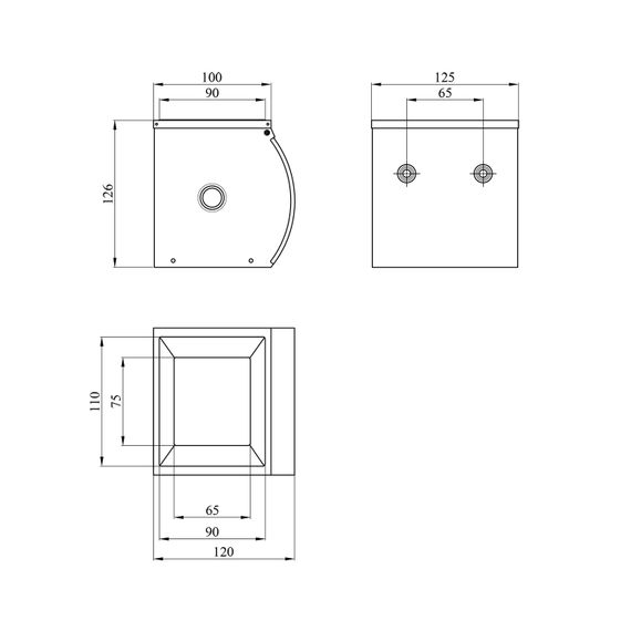 Тримач для туалетного паперу Kroner KRM Rizze - ACC300 (CV022902) | Зображення 3