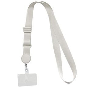 Шнурок для телефона (широкий) 150см White