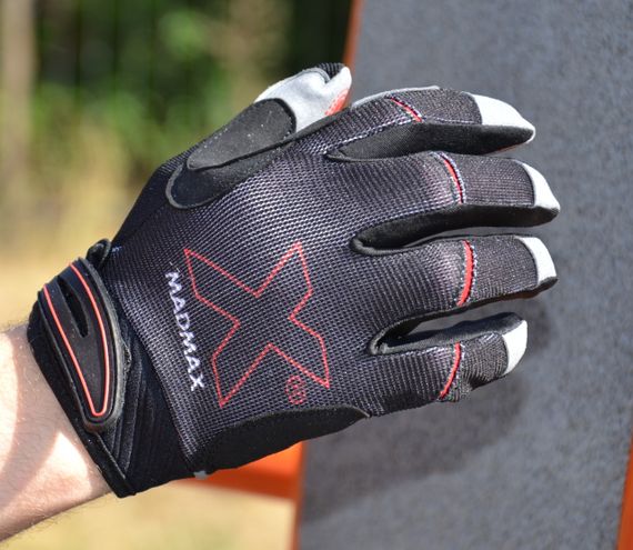 Рукавички для фітнесу MadMax MXG-103 X Gloves Black/Grey M | Зображення 3