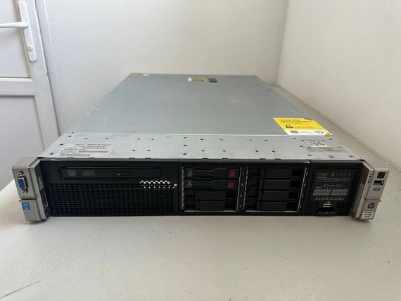 Сервер HP ProLiant DL380p G8 2U Rack / 2x Intel Xeon E5-2658 v2 (10 (20) ядер по 2.4 - 3.0 GHz) / 64 GB DDR3 / 2x 450 GB SAS / iRMC S3 Graphics / Два блока питания 460W б/у | Зображення 2