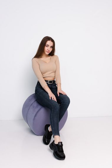Кроссовки женские Fashion Chris 3894 38 размер 24 см Черный | Зображення 9