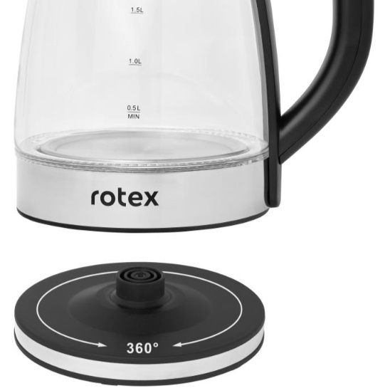 Електрочайник Rotex RKT91-GS 1.8 л | Зображення 3