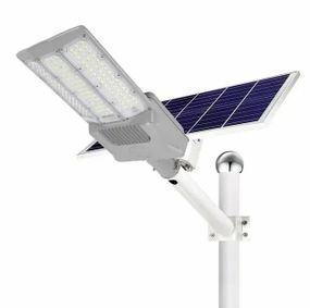 Вуличний ліхтар Vargo  Solar із сонячною батареєю на стовп 3VPP, 1 режим, 300W, ip65, вбудований акумулятор 15000mah, White, Box