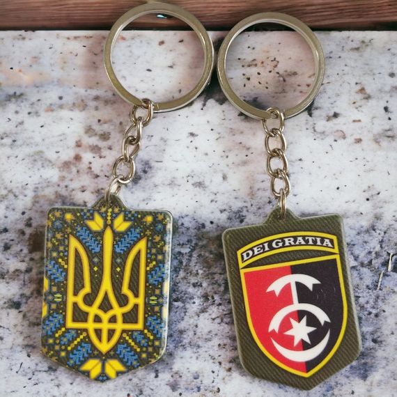 Брелок гумовий 30 окрема механізована бригада | Зображення 2