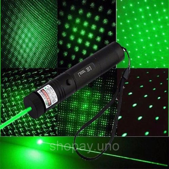 Лазерний покажчик з фокусуванням променя Green Laser Pointer JD-303, Хіт лазерна указка KQ-83 | Зображення 3