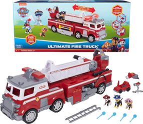 Щенячий патруль Велика пожежна машина з Маршалом, Гонщиком і Скай Spin Master PAW Patrol Ultimate Rescue Fire Truck