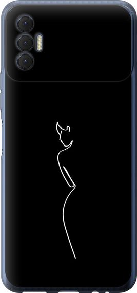 Чехол на Tecno Spark 8p KG7n Силуэт1 "4590u-2526-17620"