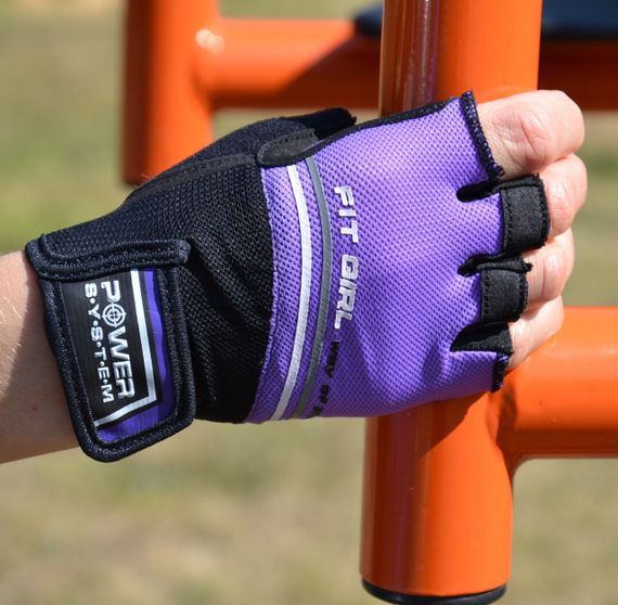 Рукавички для фітнесу Power System PS-2920 Fit Girl Evo Purple XS | Зображення 7
