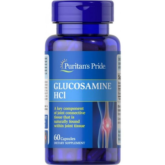 Препарат для суставов и связок Puritan's Pride Glucosamine HCL 680 mg 60 Caps